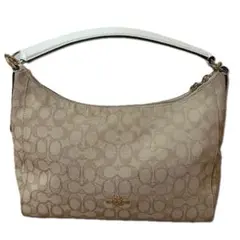 Coach コーチ ショルダーバッグ ベージュ　シグネチャー　2WAY