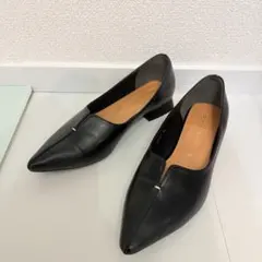 オリエンタルトラフィック フレアヒールポインテッドトゥパンプス 23cm