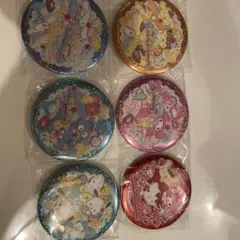 キャラクター缶バッジ 6個セット