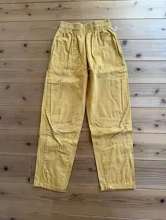 黄色　マスタード　クックマン　シェフパンツ　COOKMAN CHEF PANTS