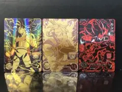 バーダック:ゼノ トランクス:ゼノ カンバー 黒箔 金箔 赤箔 3枚セットのサムネイル