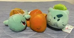 포켓몬 휴식 시간 봉제 인형 꼬부기 파이리 이상해씨 반프레스트
