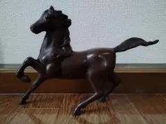 馬　鉄　置物 Amazon.co.jp: タケヤ式自在置物 馬 鉄錆地調 約180mm PVC&ABS製 塗装