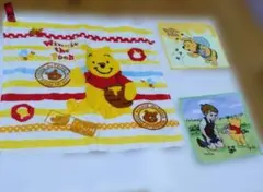くまのプーさん ハンドタオル1枚&ミニタオル 2枚セット