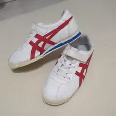 Onitsuka　Tiger　ASICS スニーカー ホワイト/レッド　22cm