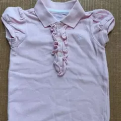 着用少なめ　☆ラルフローレン☆　桜色ロンパース　12M