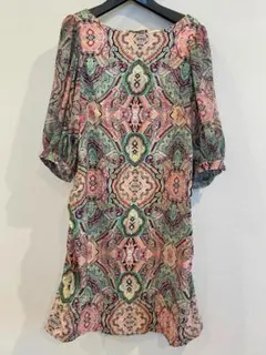 【ROSE BUD】ひざ丈ワンピース 半袖のサムネイル