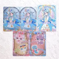 名探偵プリキュア　キラキラカードグミ～バトンタッチ～　5枚セット