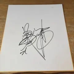 直筆サイン】中日ドラゴンズ 山本昌選手 直筆サイン色紙 - メルカリ