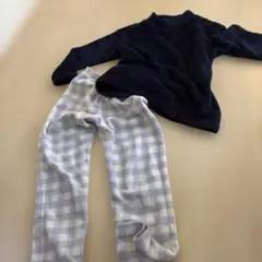 ユニクロ　パジャマ　フリース　120