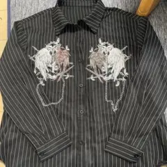 Kapital キャピタル シルクレーヨンBONEpt ラングルカラー長シャツ 