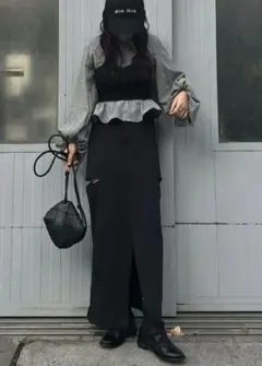 【新品タグ付】willfully パッチワーク リメイク スウェット スカート