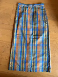 新品タグ付き！アメリカンホリック　ロングスカート　チェックタイトスカート