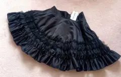 FickleBebeレースフリルスカート　ブラックcoquette