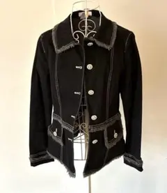 Laurel フリンジ付きデニムジャケット