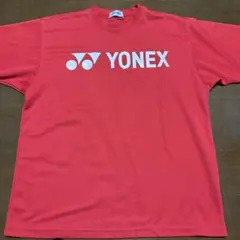 YONEX 赤 Tシャツ キャラクタープリント
