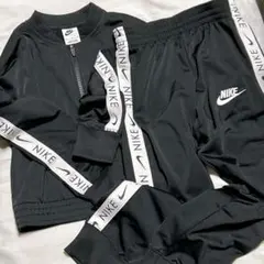 ナイキ NIKE ブラック ジャージ Mサイズ上下セット 黒 スポーツ 男の子