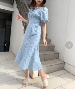 オリーブデオリーブ　胸開きワンピース