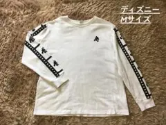 ディズニー ミッキー スウェット 長袖Tシャツ ロンT メンズ ホワイト Mのサムネイル