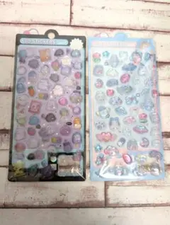 ボンボンドロップ風3Dシール 2枚セット