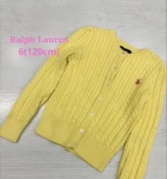 定番✨️Ralph Laurenラルフローレン カーディガン トップス イエロー