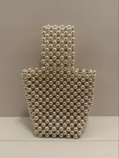 パール　ハンドバック