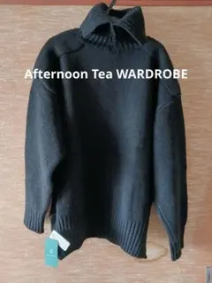 Afternoon Tea WARDROBE　タートルネックセーター ニット　黒
