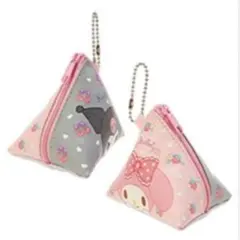 【再値下げしました】☆新品未使用☆　マイメロ　クロミ　三角ポーチ　非売品