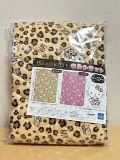 ハローキティ ヒョウ柄キルトマット 70×100cm