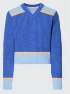 【UNIQLO】 ユニクロ‪✕‬マルニ ポップコーンニット Vネックセーター