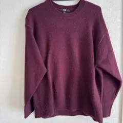 値下げ対応可能！UNIQLO バーガンディ 長袖セーター