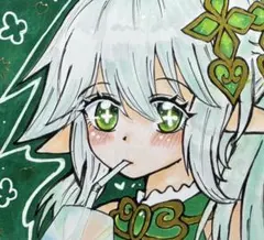 オリジナル 手描きイラスト ナヒーダ 原神
