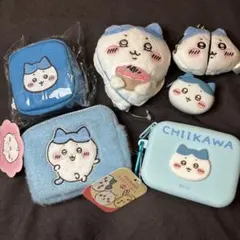 ちいかわ　ハチワレ　ミニポーチ　マスコットまとめ