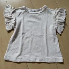 pairmanon ワッフル フリル袖 Tシャツ 90cmのサムネイル