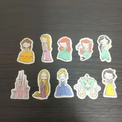 【A-2】ディズニーキャラクターズ プリンセス フレークシール ♡