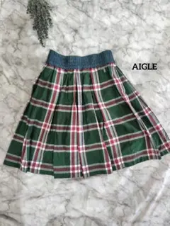 AIGLE エーグル　チェックスカートのサムネイル
