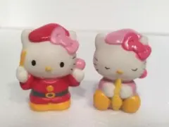 サンリオ ハローキティ 音楽隊 フィギュア 2種セット キティ レトロ 2003
