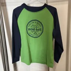 mont-bell 長袖カットソー 緑/青