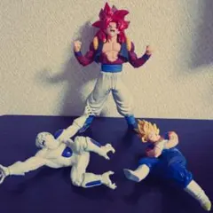 ドラゴンボール フィギュア 3体セット　安定道具がないため大幅値下げしています。