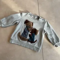 【完売品】ファミリア　犬　トレーナー80