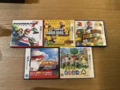 Nintendo DS・3DSソフト　5本まとめ売り　ケース付き