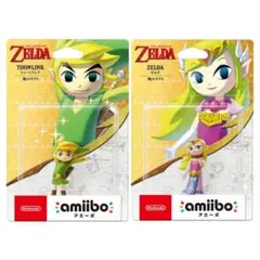 【新品未開封】リンク　ゼルダ　風のタクト　amiibo　2個セット　ゼルダの伝説
