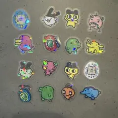 たまごっち　クリアシール　16枚セット