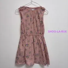 SHOO-LA-RUE 花柄 ドット ノースリーブ ワンピース ピンク100cmのサムネイル