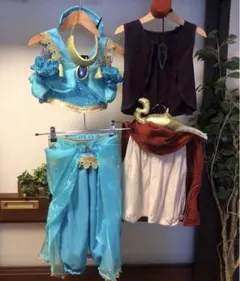 ジャスミン アラジン コスプレ　衣装と他アイテム全てセット売り