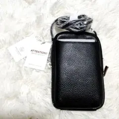 【新品】BEAUTY&YOUTH レザー ジップ ウォレット スマホショルダー