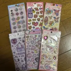サンリオ シール まとめ売り 6枚 うるちゅる はっぴーフォン 他 新品未開封