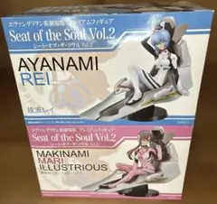 エヴァンゲリオン　新劇場版　プレミアムフィギュア　シート・オブ・ザ・ソウル　2点