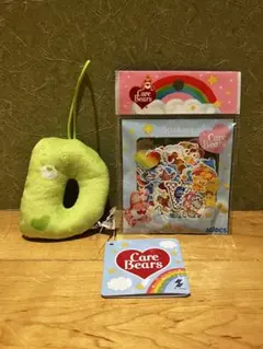 【Care Bears ケアベア 】アルファベットぬいぐるみ&シール