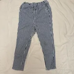 マーキーズ⭐︎ストライプ柄ウエストゴムストレッチパンツ120